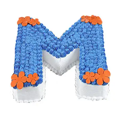 Letter M Cake