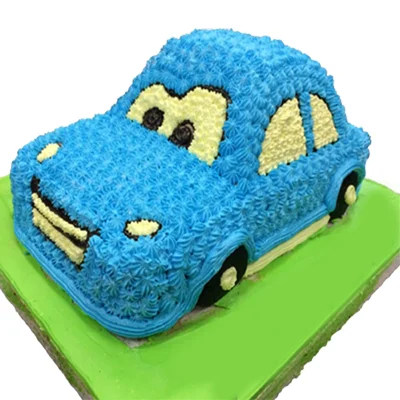 Cars theme cake in White by Creme Castle