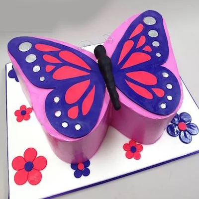 Butterfly Design Cake