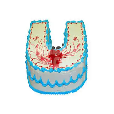 Letter U Cake