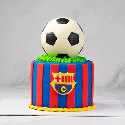Football Fondant Cake